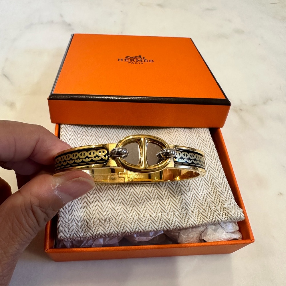 Hermes Enamel Mini Clic Chaine Pm - image 4